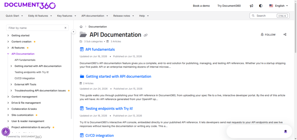 Document360 API