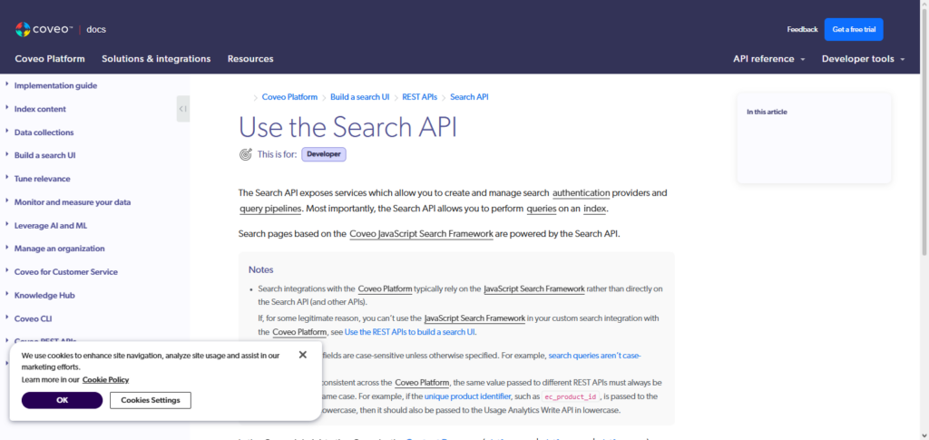 Coveo AI Search API