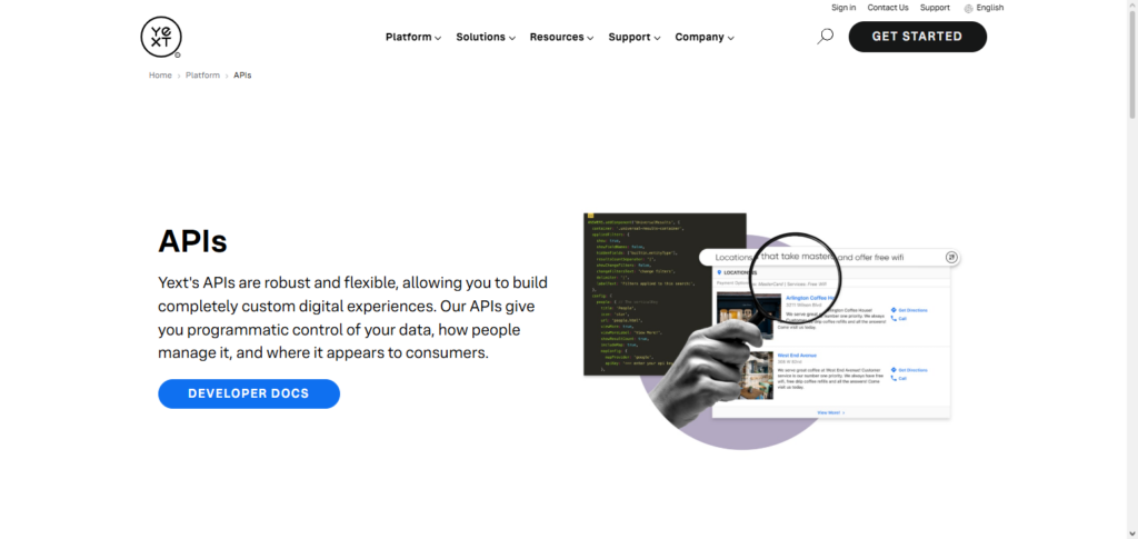 Yext Search API