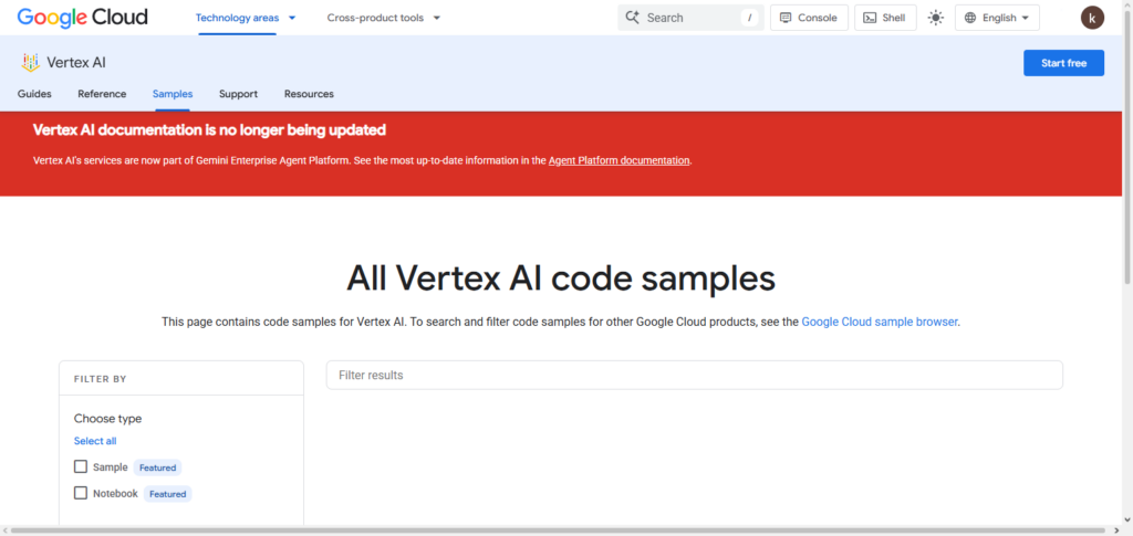 Google Vertex AI Code Review