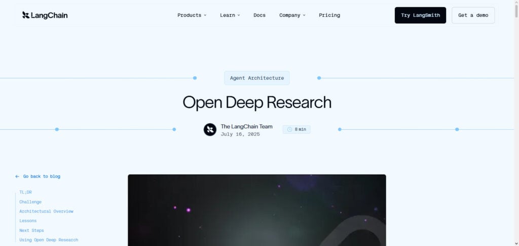 LangChain Research Agent