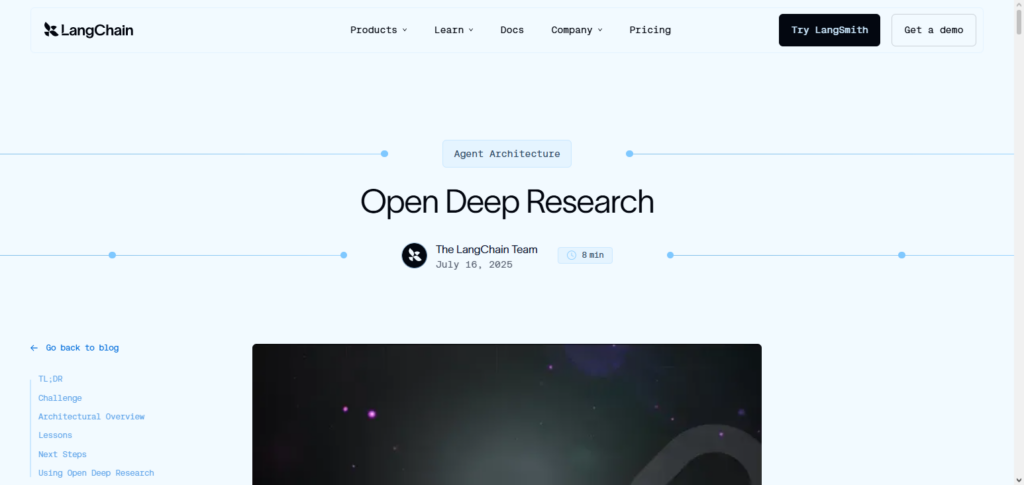 LangChain Research Agent