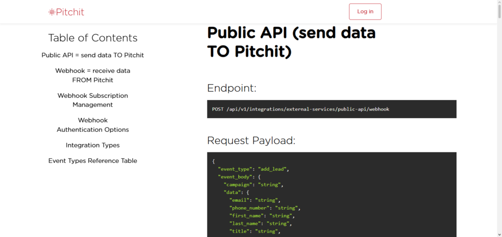 Pitch AI API