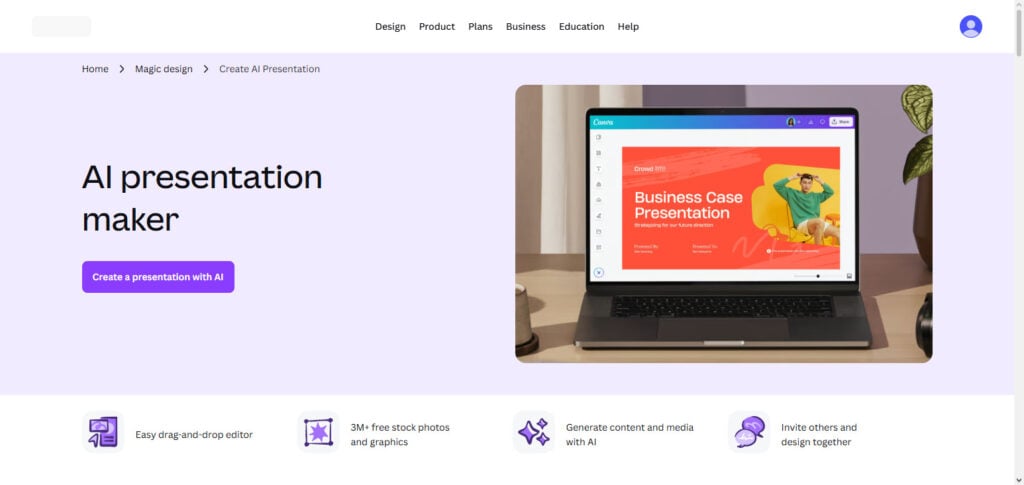 Canva AI Presentation API