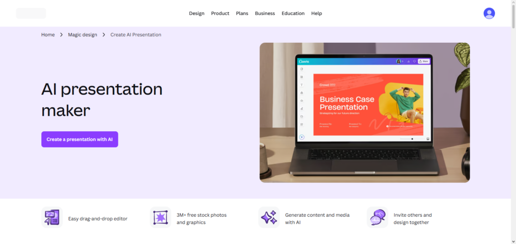 Canva AI Presentation API