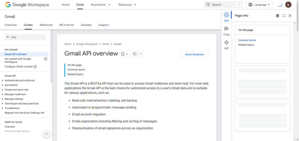 Google Workspace AI Email API