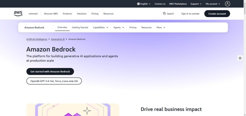 AWS Bedrock Product API