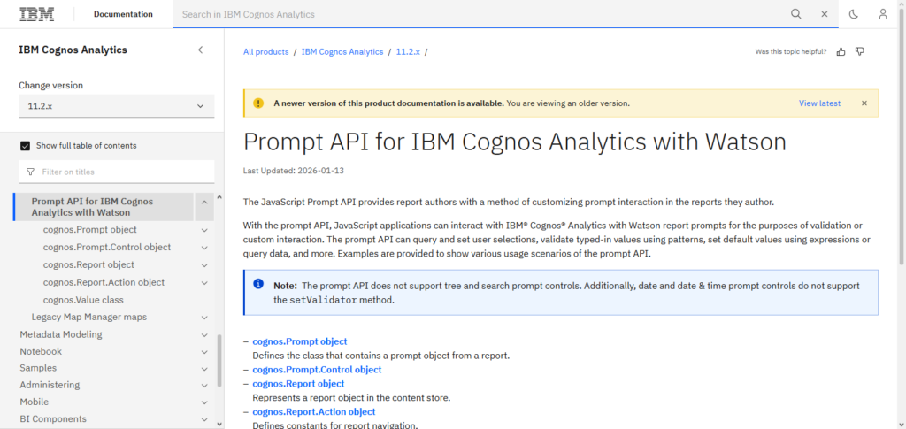 IBM Watson Prompt API