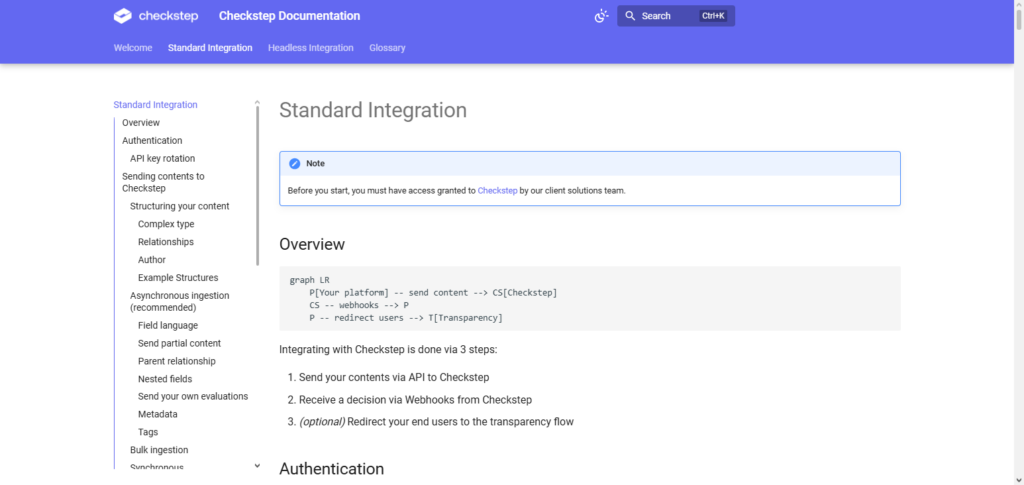CheckStep API