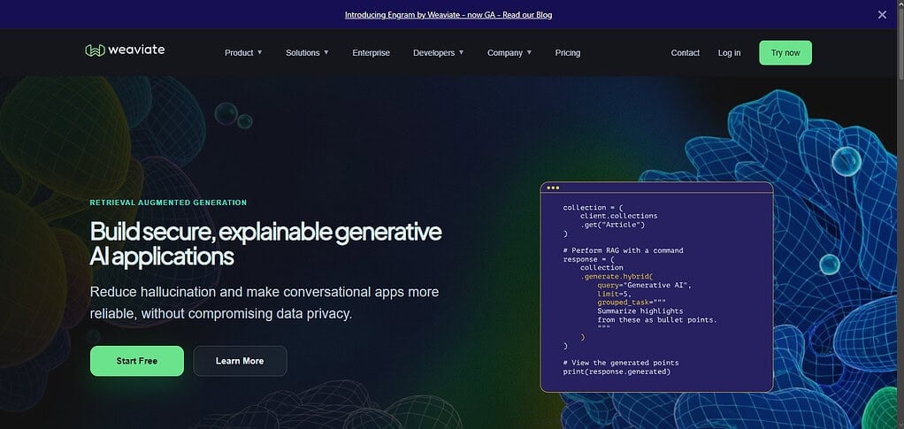 Weaviate RAG API