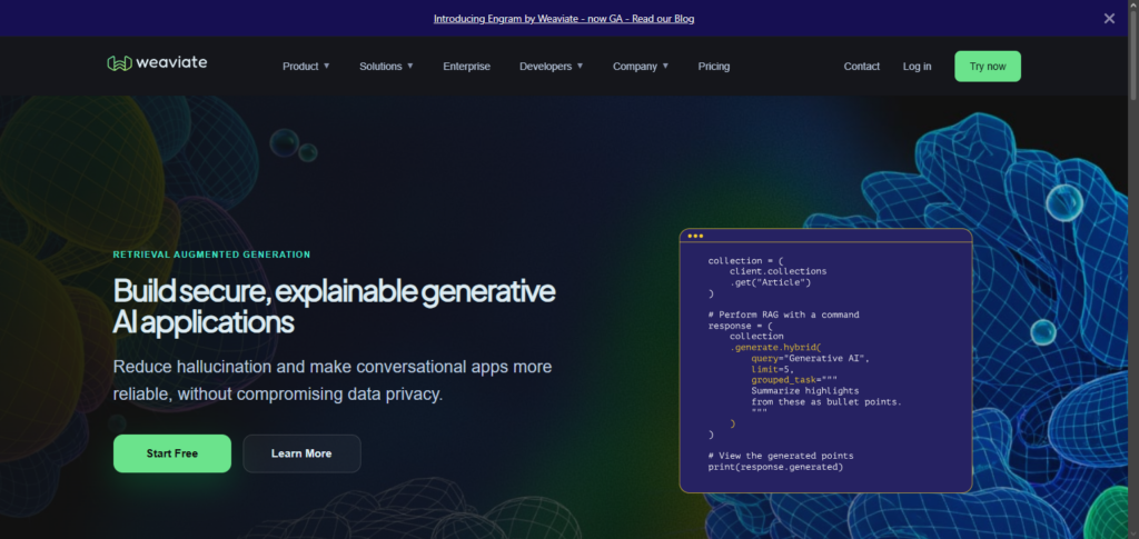 Weaviate RAG API