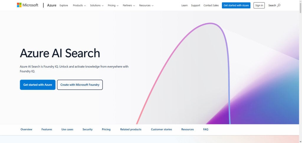 Microsoft Azure Cognitive Search