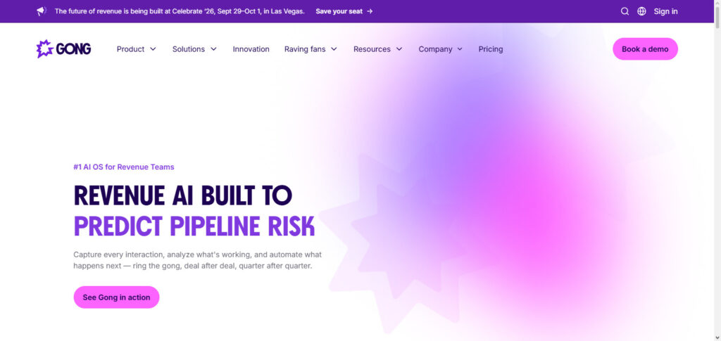 Gong Revenue Intelligence