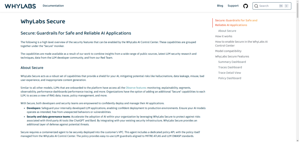 WhyLabs Security