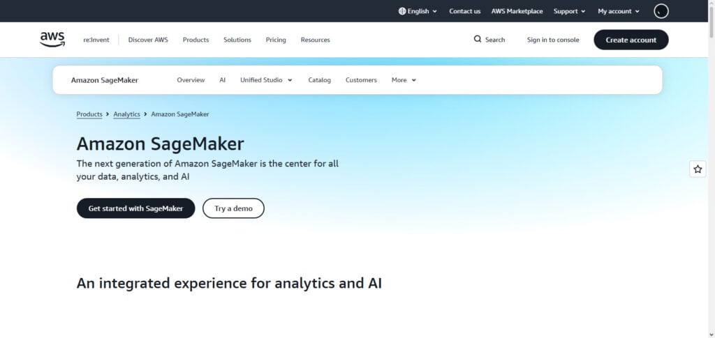 AWS SageMaker