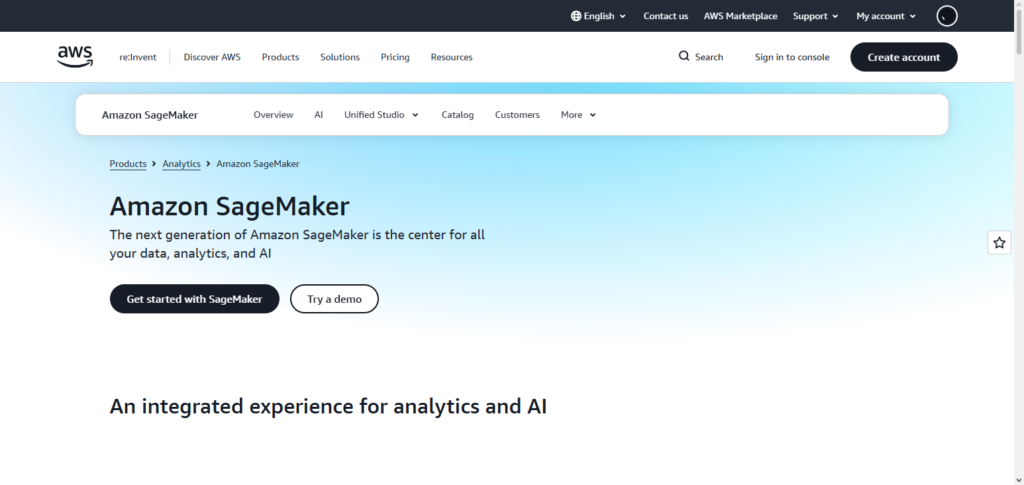 AWS SageMaker
