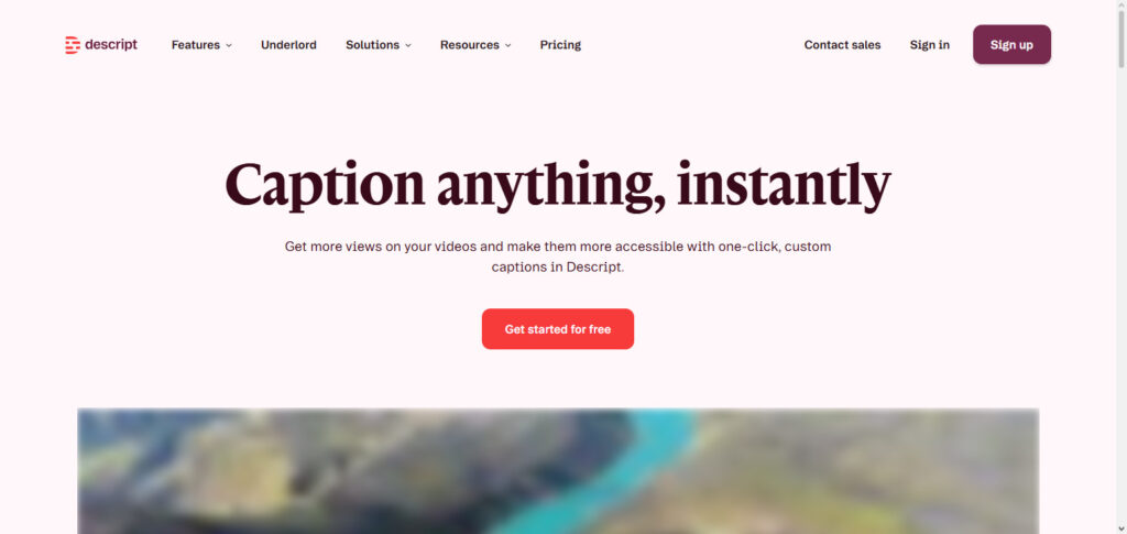 Descript AI Captions