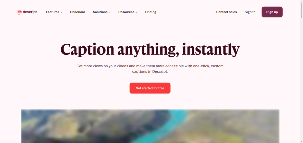 Descript AI Captions