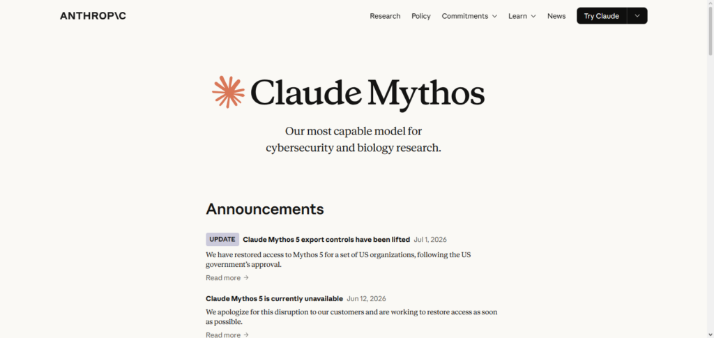 Claude Mythos 5 (Anthropic)