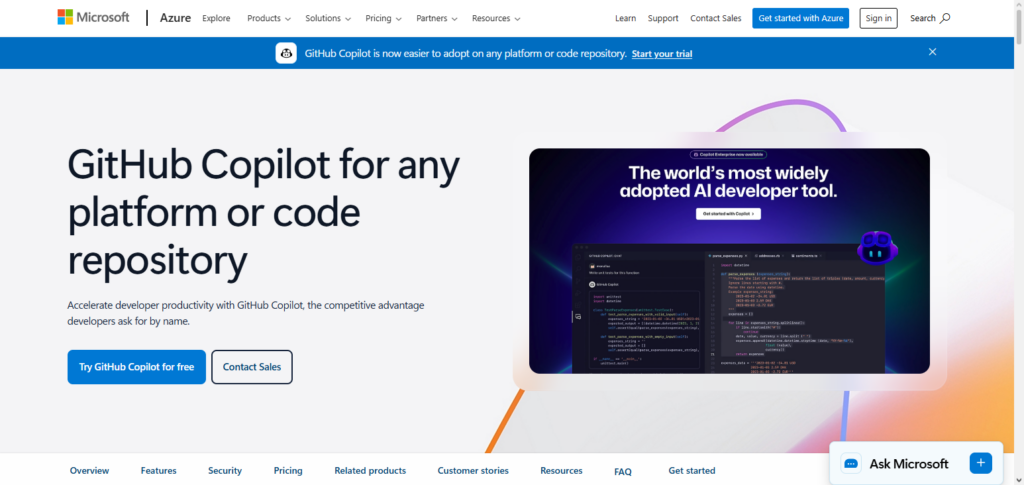 GitHub Copilot (Microsoft)
