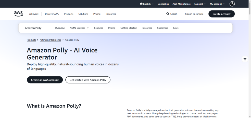 Amazon Polly