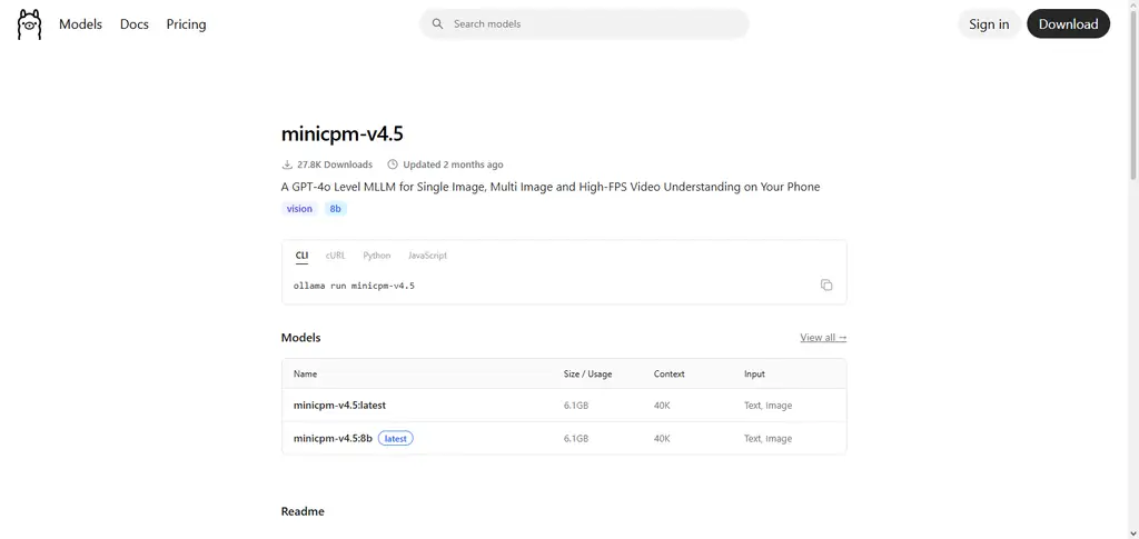 MiniCPM-V 4.0