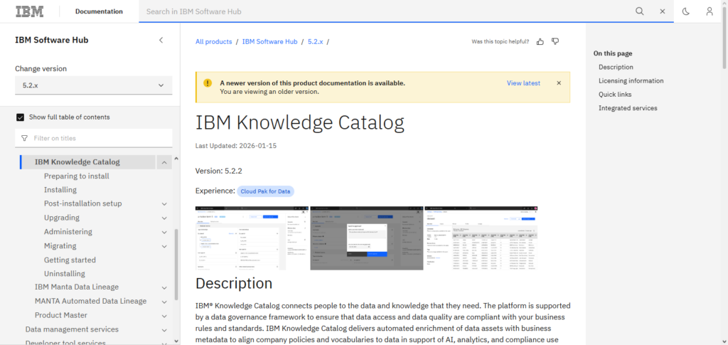 IBM Watson Knowledge Catalog