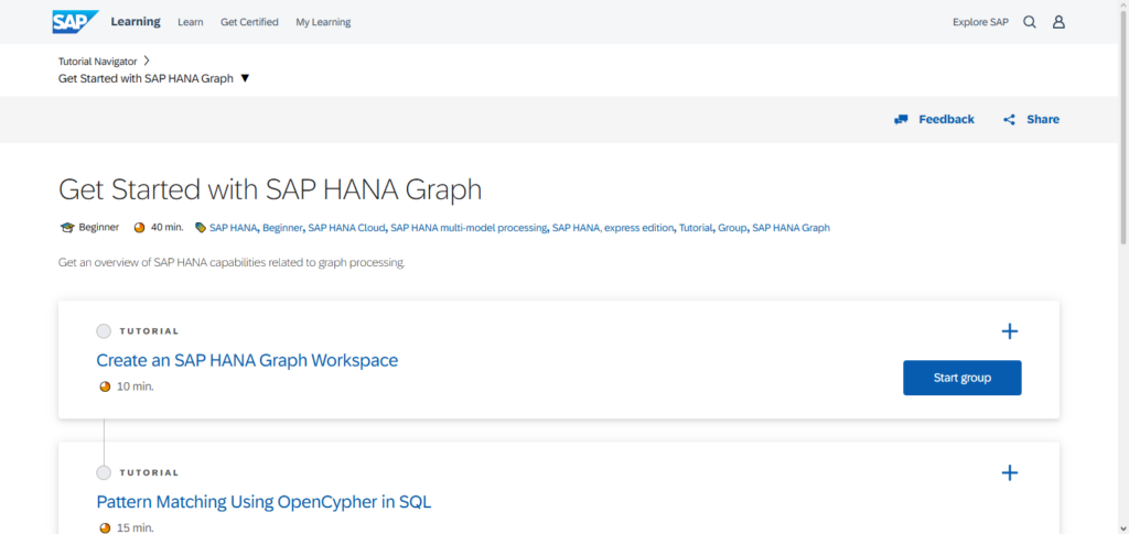 SAP Hana Graph