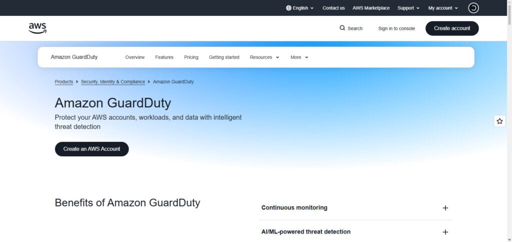 AWS GuardDuty AI