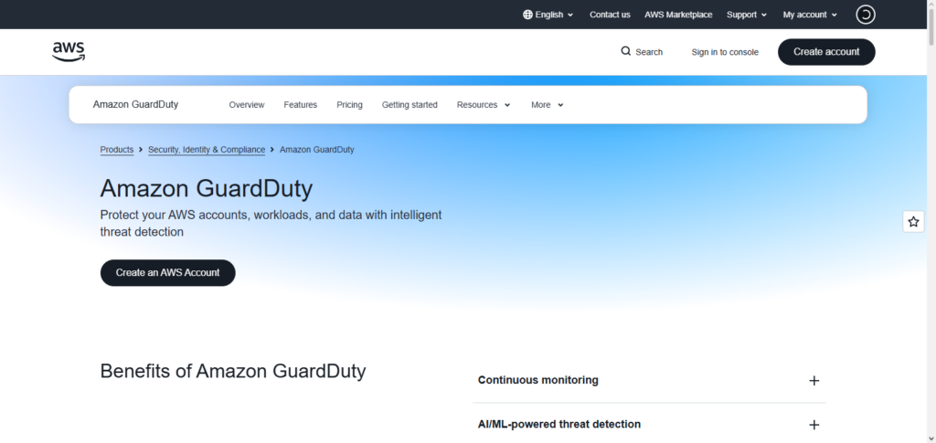 AWS GuardDuty AI