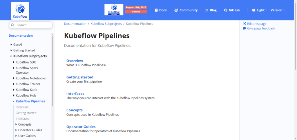 Kubeflow Pipelines