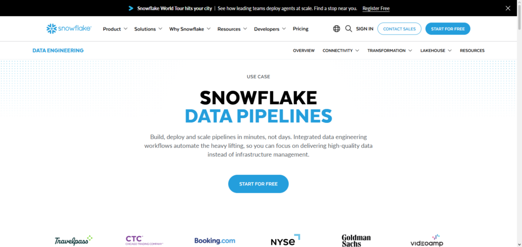 Snowflake Snowpark Pipelines