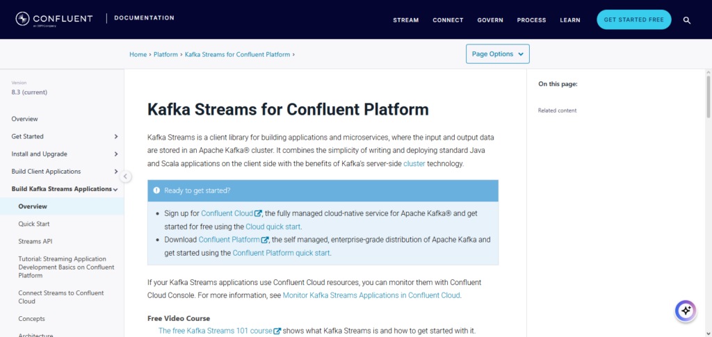 Confluent Kafka Streams