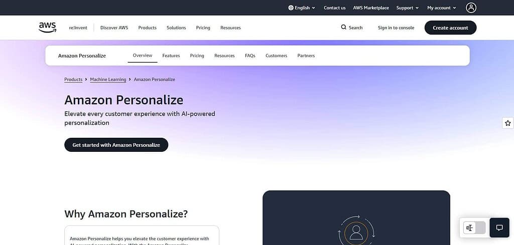 Amazon Personalize