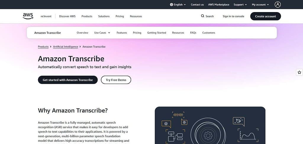 Amazon Transcribe