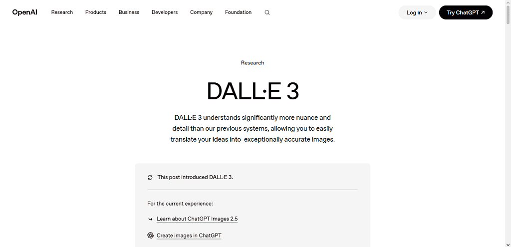 DALL‑E 3