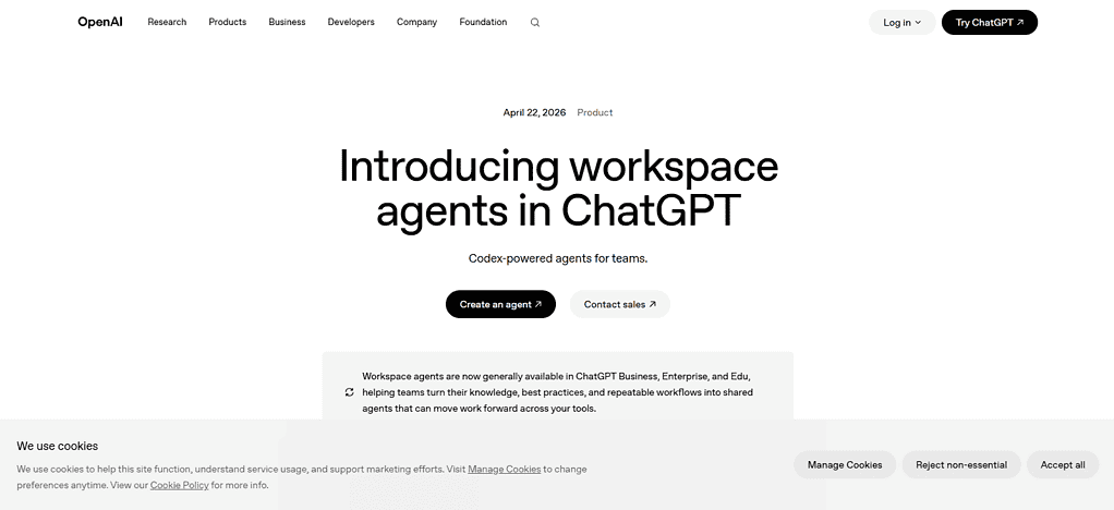 ChatGPT Workspace Agents