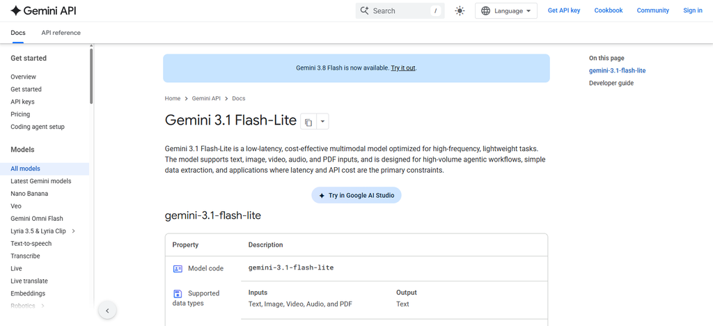 Gemini 3.1 Flash
