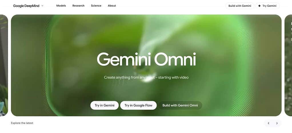 Gemini Omni Flash