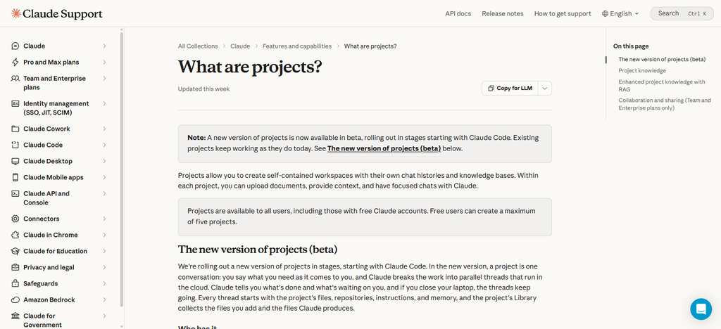 Claude Projects
