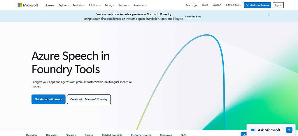 Microsoft Azure AI Speech