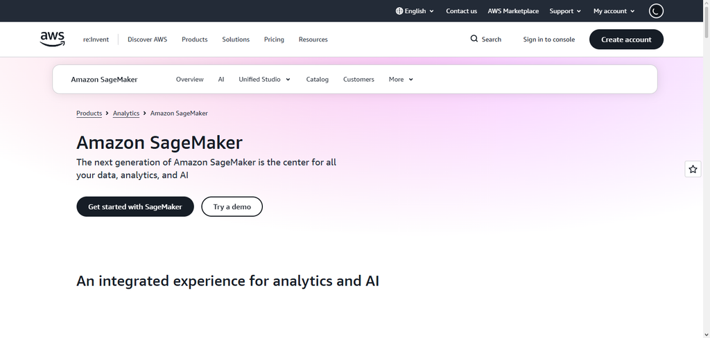 Amazon SageMaker