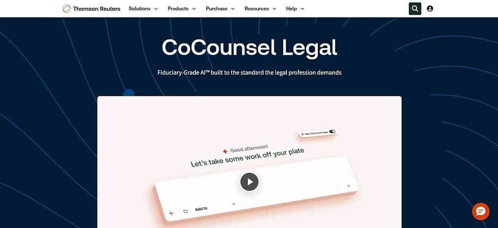 CoCounsel Legal AI