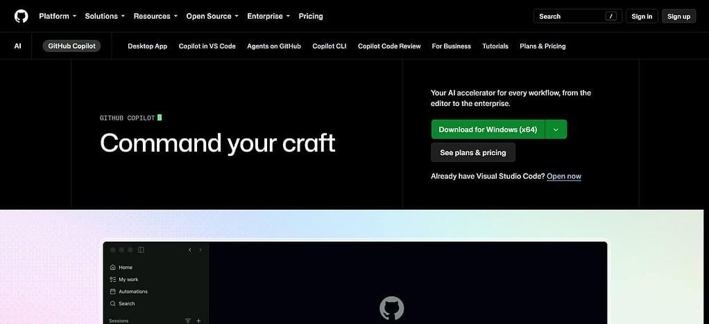 Copilot for GitHub