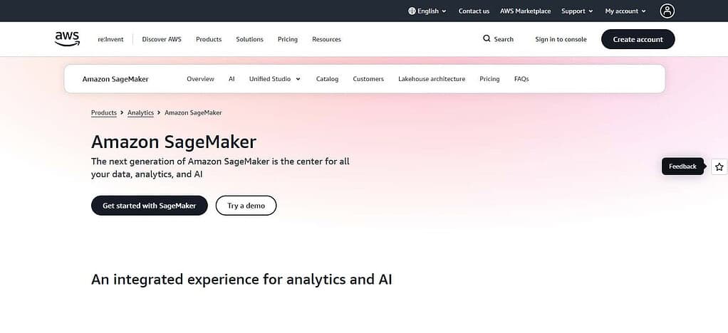 Amazon SageMaker