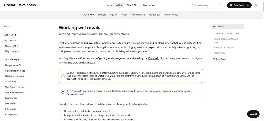OpenAI Evals