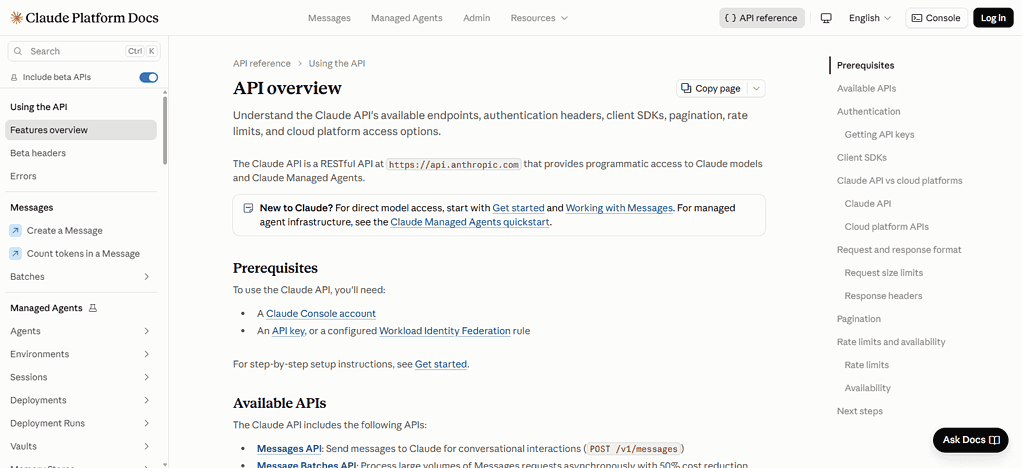 Anthropoic Claude API