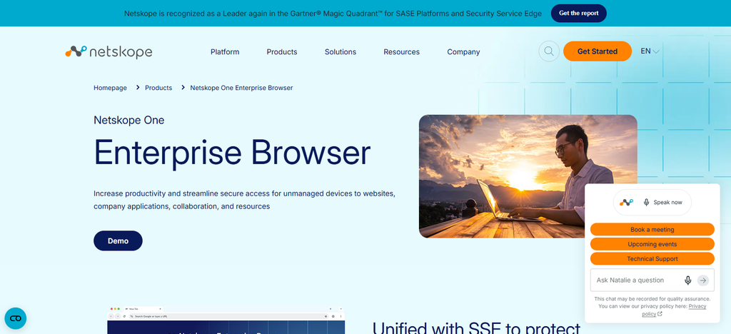 Netskope One Enterprise Browser