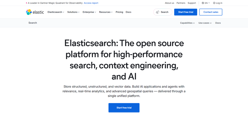 Elastic Enterprise Search/AI Search
