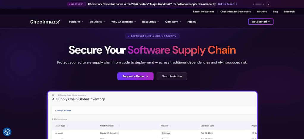 Checkmarx Software Supply Chain Security (SCA)
